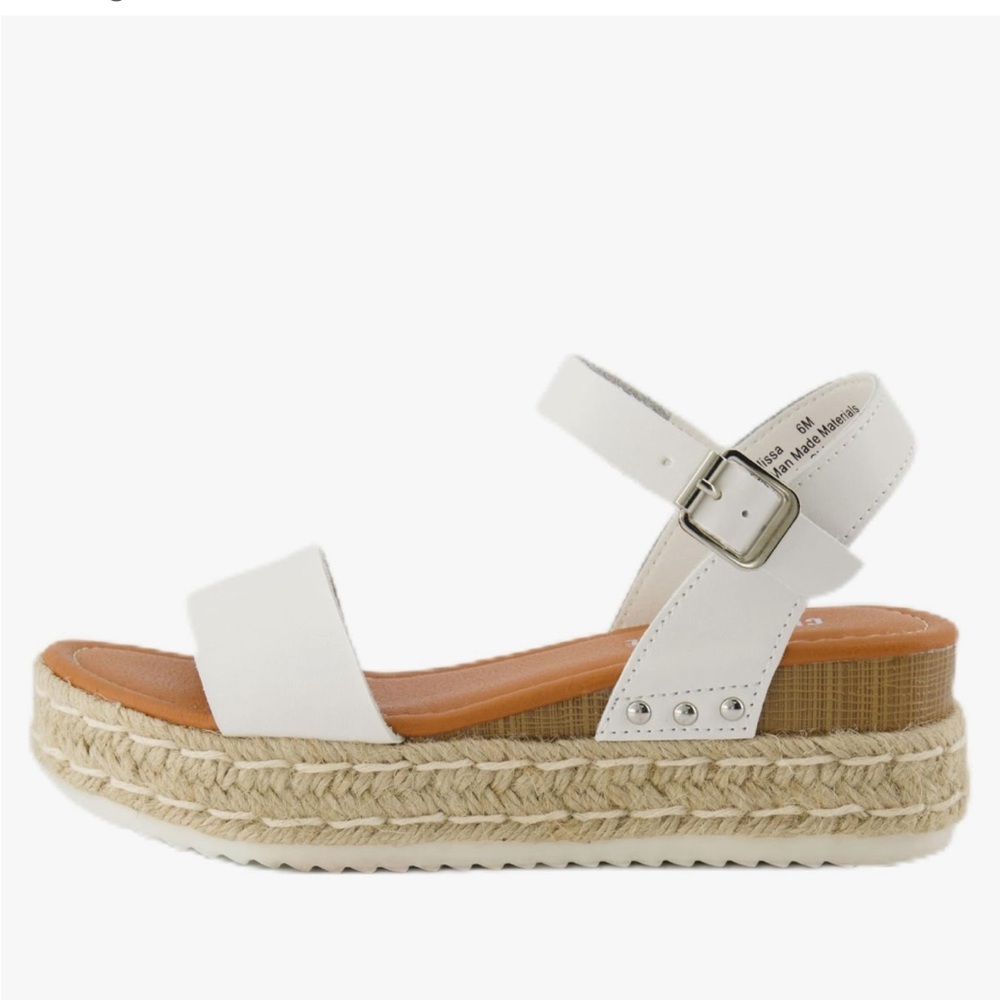 CUSHIONAIRE Women's Melissa Espadrille Platform Wedge Sandal - 2 colors